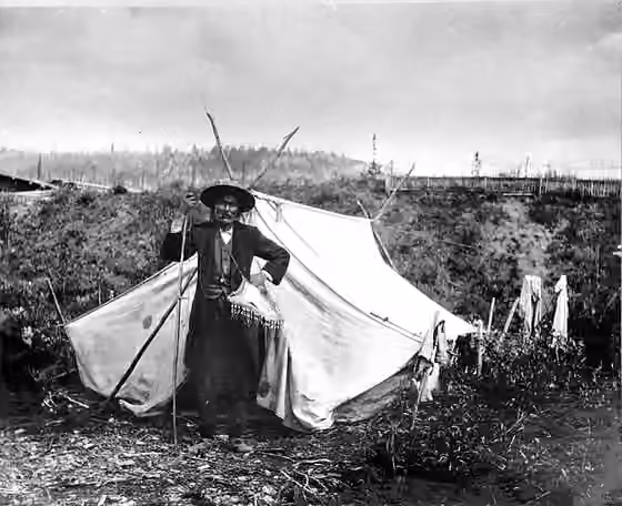 Hän — Chief Isaac of Han, near Dawson, Yukon