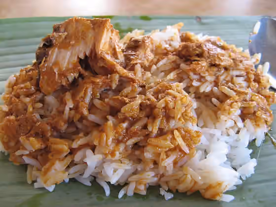Nasi dagang — famous 'mak ngah nasi dagang'