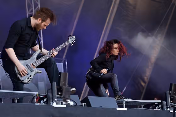 Melodic death metal — The German melodic death metal band Deadlock at the Rockharz Open Air 2016 in Ballenstedt/Germany.