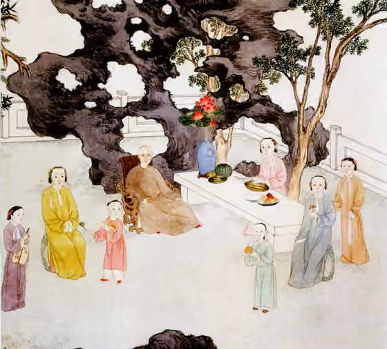 Qizhuang — Painting of a Manchurian Family