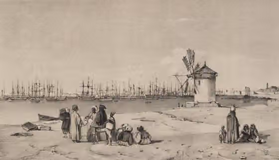 Turks in Egypt — EGYPTIAN AND TURKISH FLEET AT ALEXANDRIA.