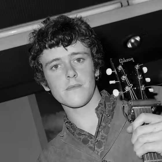 Psychedelic folk — Aankomst Donovan Leitch (zanger volksliedjes) op Schiphol 12 juli 1965