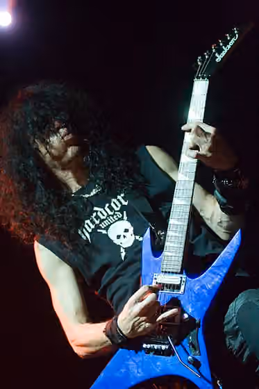 Florida death metal — Trey Azagthoth of Morbid Angel Live @ Santana Hall - 08/03/2009 - São Paulo, Brasil Fotógrafo: Alexandre Cardoso