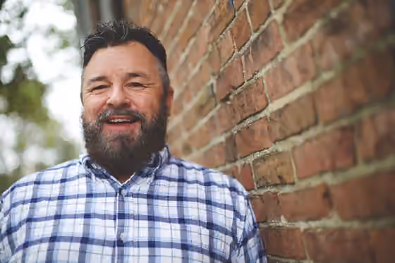 Southern gospel — This is a promotional photo of Martin Gureasko taken in historic downtown New Castle, DE