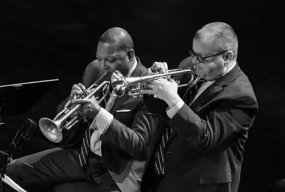 Straight-ahead jazz — Ryan Kisor with Wynton Marsalis playing with Jazz at Lincoln Center Orchestra in Denmark (Aalborg 2020)
