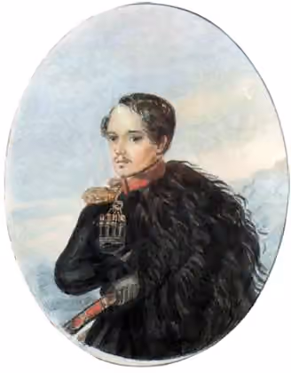 Żurawiejka — Mikhail Lermontov's autoportrait