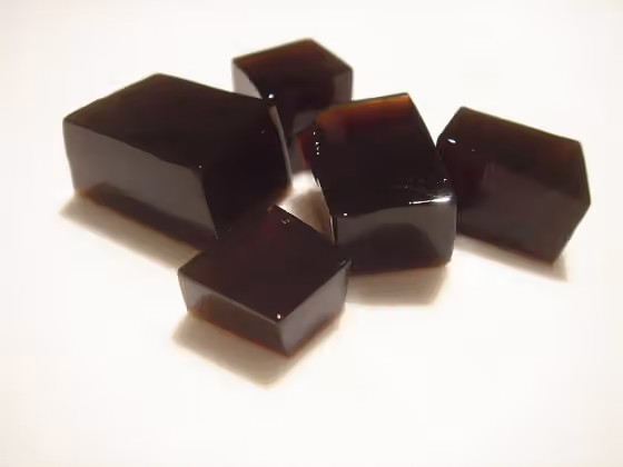 Cincau — Small 1cm sized grass jelly chunks