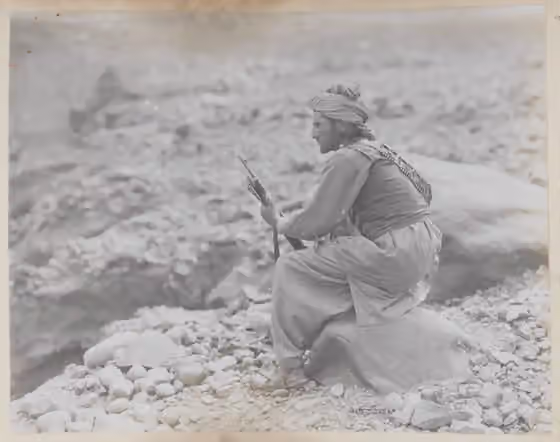 Mahsud — A Pashtun Tribesmen of Mehsud tribe, Waziristan, Circa 1919.