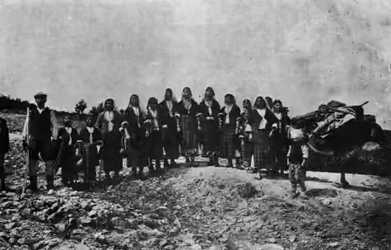 Anatolian Bulgarians — Anatolian Bulgarian refugees from Chatel tepe 1914