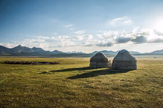 Rumah Yurt — Local shepherd's yurt camp in Song-Kul valley