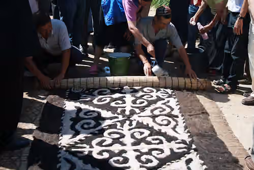 Ala kiyiz — Alaca Keçe yapımı