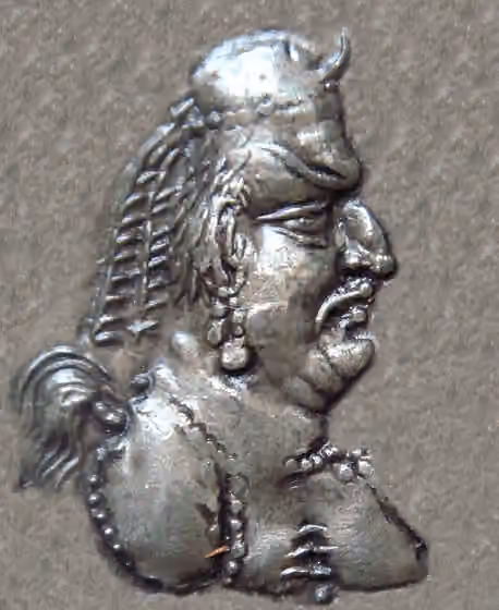 Alchon Huns — Khingila portrait
