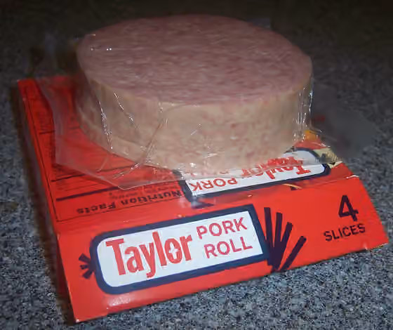 Cuisine of New Jersey — A package of Taylor pork roll (Taylor Ham)