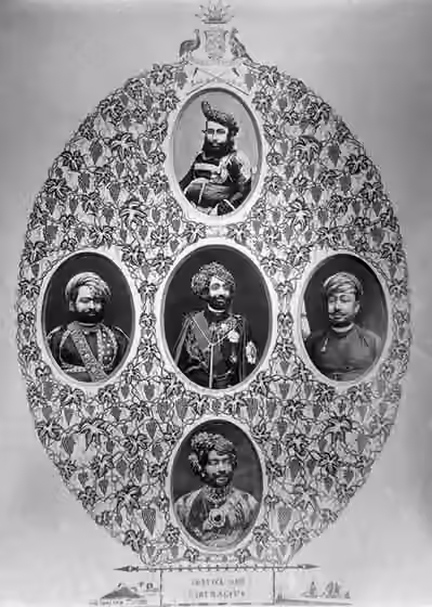 Pathans of Gujarat — Junagadh Nawab's and state officials, 19th century.