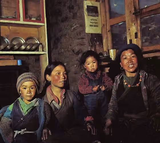 orang Sherpa — Sherpa-Famiglia Foto di personale proprietà, concessa in Sherpa