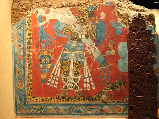 Olmeca-Xicallanca — Olmeca-Xicalanca Cacaxtla, Jaguar Knight Mural
