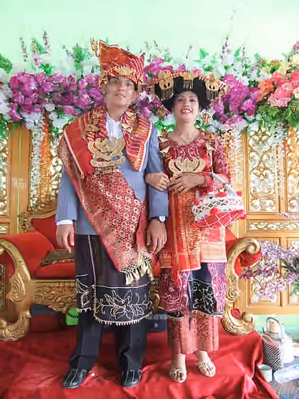Batak Karo — Karo wedding, the married couple