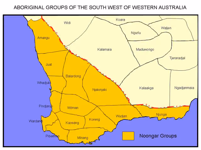 Noongar — Noongar groups of the Southwest of Western Australia