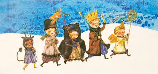 Shchedrivka — Christmas Stamp of Ukraine