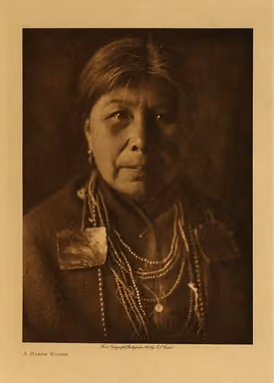 Makah — A Makah woman, circa 1900.