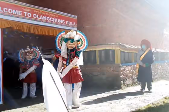 Walung people — Futuk Festival Parade at Olangchung Gola.