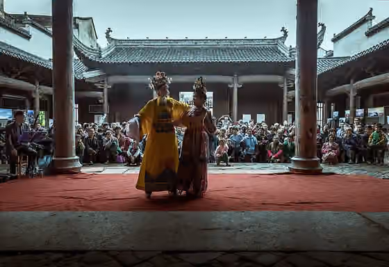 Hui opera — ​徽戏--拍摄于绩溪家朋