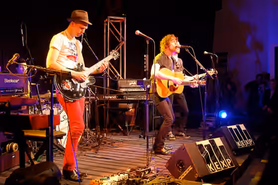Landfill indie — Razorlight performing for Seattle radio station KEXP at the South by Southwest festival in Austin, TX.