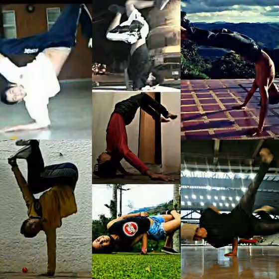 Breakdance — grupo de proyección BEAT OWNERS CREW conformado por 6 B-boys y 1 B-girl en sus inicios, sin contar a los practicantes