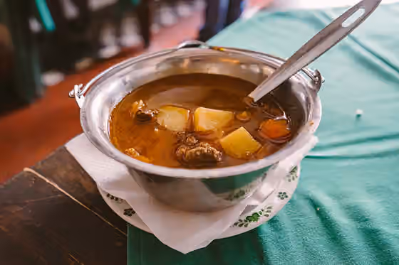 Gulyásleves — Korona Restaurant goulash