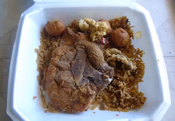 Nasi Dirty — Pork chops and dirty rice - Southern (US) style