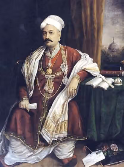 Thanjavur Marathi people — Portrait of Sir T.