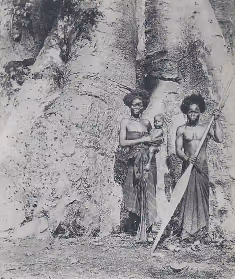 Teke people — Batéké couple, Congo.