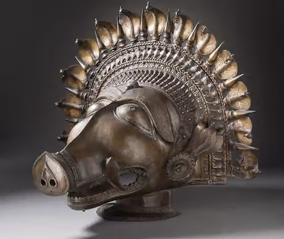 Buta Kola — India, Kerala, 18th century Sculpture Copper alloy South and Southeast Asian Acquisition Fund (M.2005.49a-b) South and Southeast Asian Art