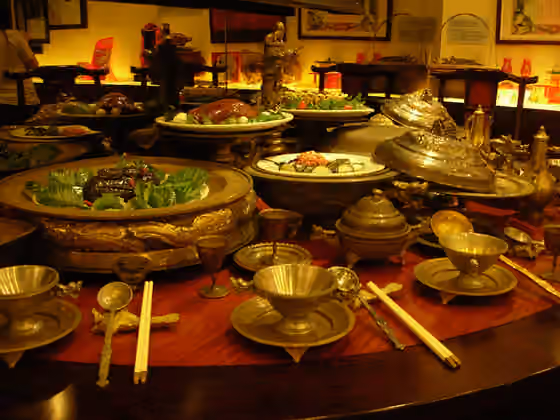 Chinese imperial cuisine — Manchu Han Imperial Feast, simulated in the Tao Heung Museum of Food Culture, Fo Tan, Hong Kong