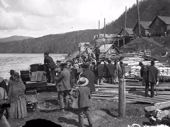 Gitxsan — Gitksan people at Hazelton.